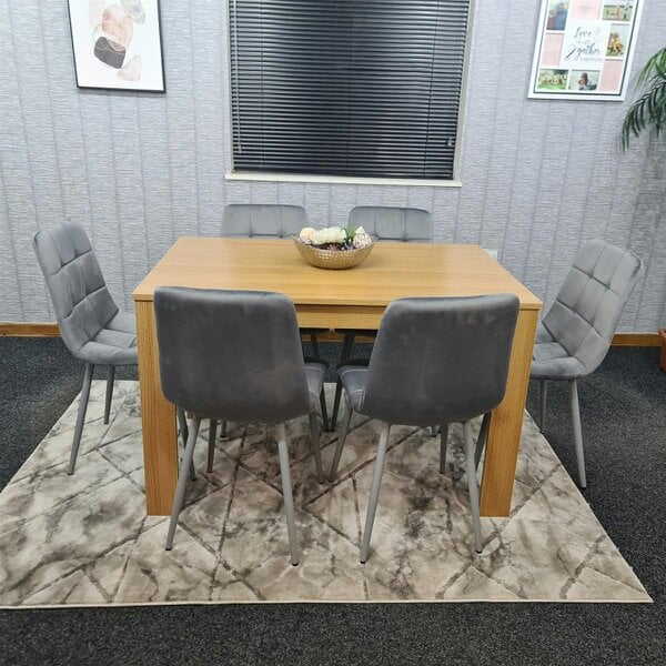 Kosy Koala Dining Table Set with 6 Chairs Dining Room and Kitchen table set of 6