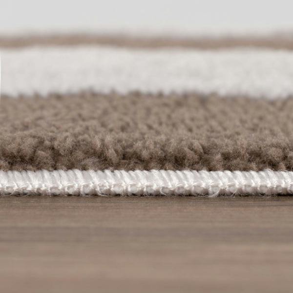 Loft Checkerboard Brown Rug, Underfloor heating.