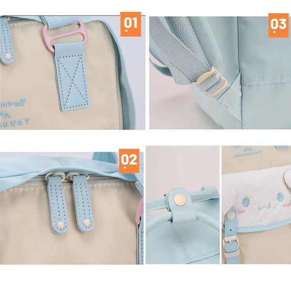 Anymom Mommy Baby Changing Bag Nappy Backpack Large Size Big Cute Ear Dog Design Mommy Bag for Travel