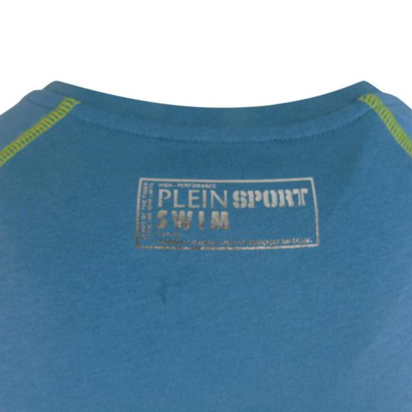Plein Sport Performance Logo Light Blue T-Shirt