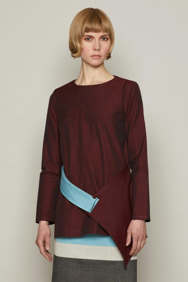 Bo Carter Laika Top - Burgundy