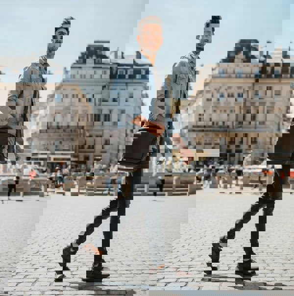 Skechers 205046/CHOC GARZA-GERVIN Mens Casual Trainers Chocolate