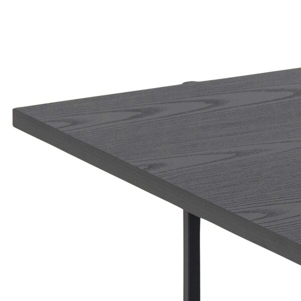 Wyld Haus Cambridge Black Coffee Table Bottom Shelf
