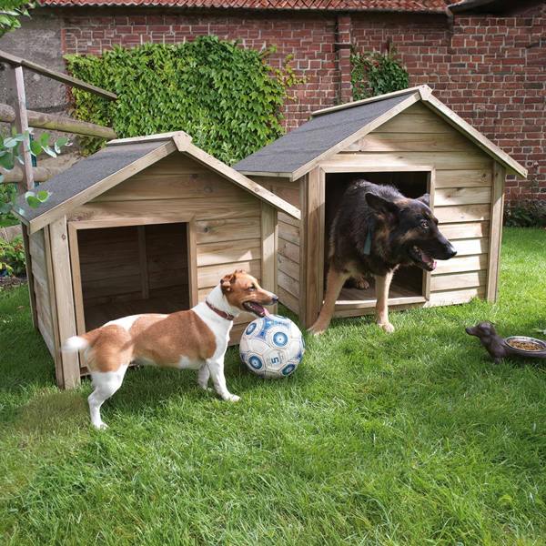 Cerland Willow Wooden Dog Kennel Medium 3 x 2.5 Outdoor Pet House Kennel