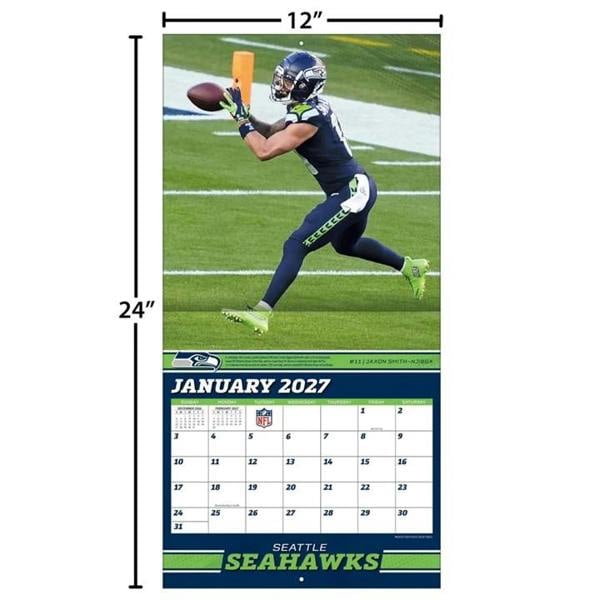 NFL Elite Calendar 2027, Wall Calendars, Month To View, Sports, Gift