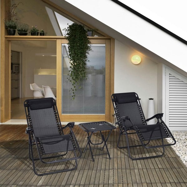 Outdoor Lounge Chair Set