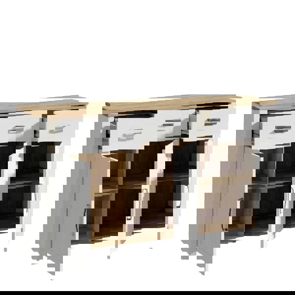 Furniture To Go Bohol Sideboard in Riviera Oak/White