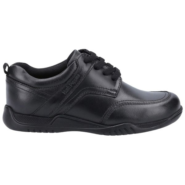 Hush Puppies Harvey Senior Leather Boys's Black Lace-Up Shoes