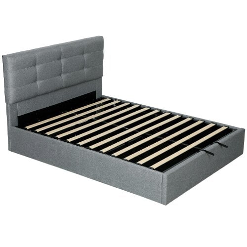 Wyld Haus Vivafa 5FT King Ottoman Bed with Gas Lift Storage Grey