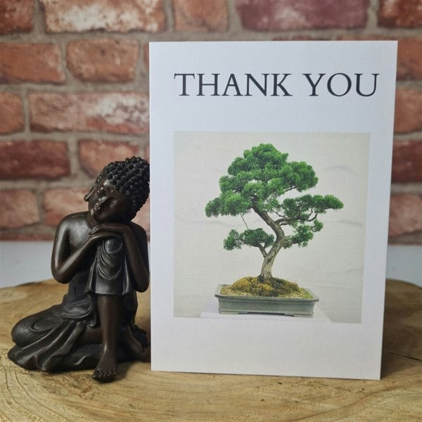 Yorkshire Bonsai Personalised Greeting Card "Thank You"