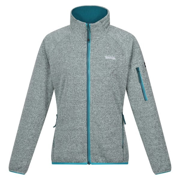 Regatta Women's Ravenhill Full Zip Fleece Top - Bleached Aqua/Tahoe Blue