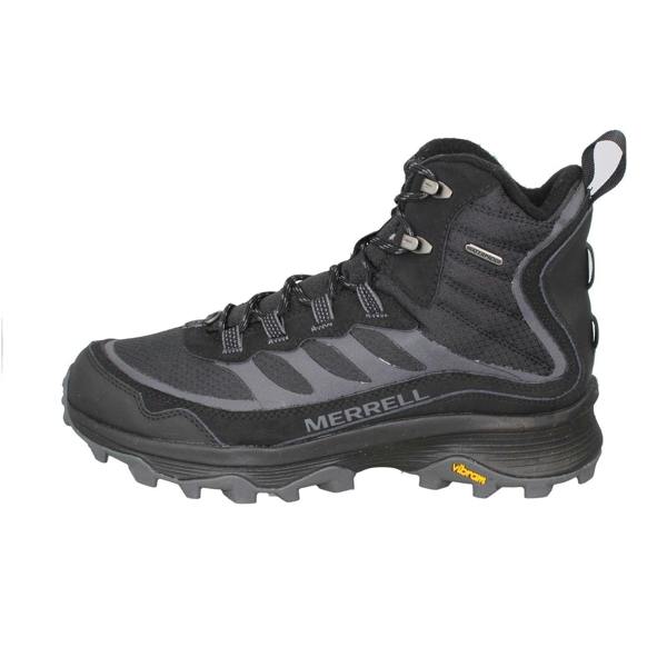 Merrell Mens Merrell Grip Vibram Sole Waterproof Ankle Boots Moab Speed Thermo Mid Wp