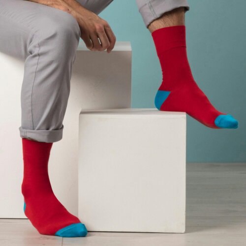 Gentle Grip 12 Pairs Mens Cotton Rich Everyday Socks Soft Top Flat Seam Comfort Socks