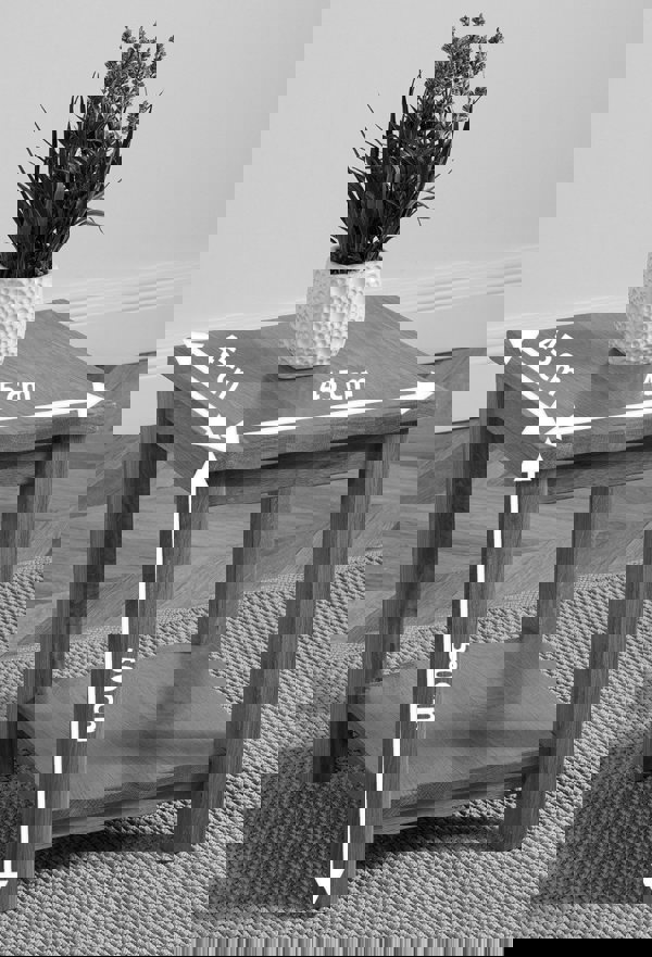 That's Furniture Oslo Solid Oak Lamp Table for Living Room