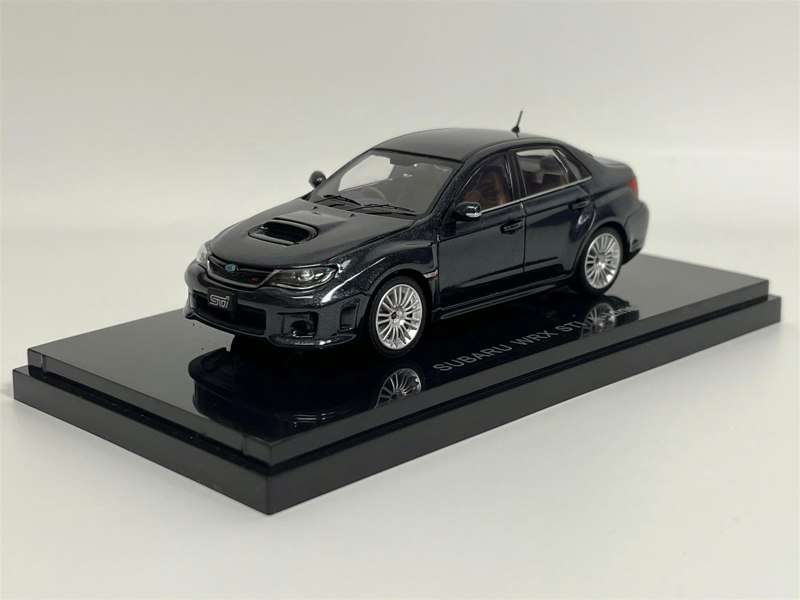 Ebbro Subaru WRX STI A Line Metallic Grey 1:43 Scale 44398