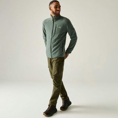 Regatta Mens Brinnden Full Zip Fleece - Dark Forest Green