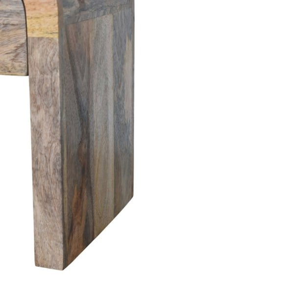 Artisan Furniture Mini Darcy Oak-ish Nightstand with Curved Edges