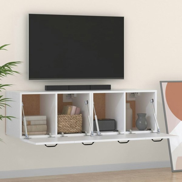 Berkfield Wall Cabinets 2 pcs White 80x35x36.5 cm Engineered Wood