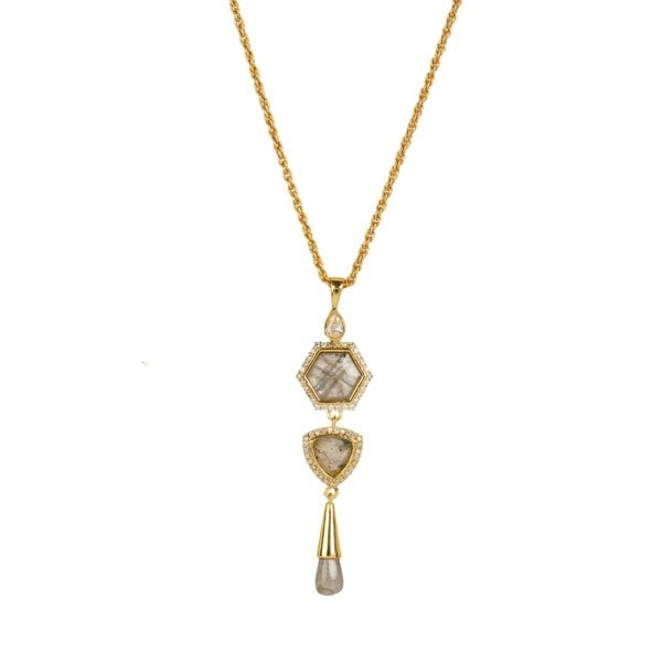 Lila Rasa Timeless Radiance With Labradorite Necklace