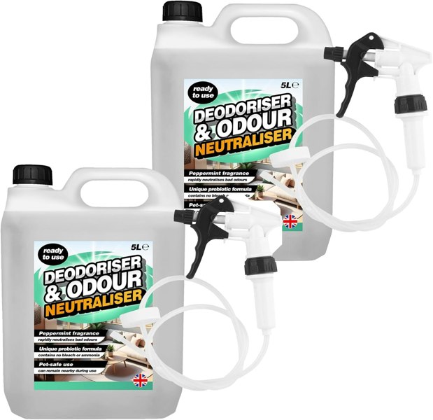 5L Peppermint Fragrance Deodoriser & Odour Neutraliser With Long Hose Trigger