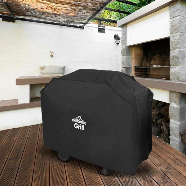 Dellonda DG18 Barbecue Covers Action shot - in garden