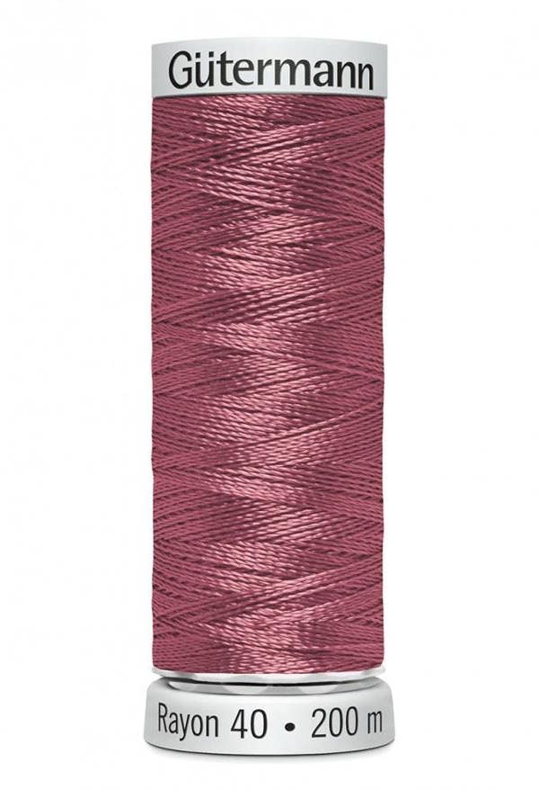 Gutermann No 40 Sulky Rayon Embroidery Thread 200m Rayon Thread Suitable For Embroidery