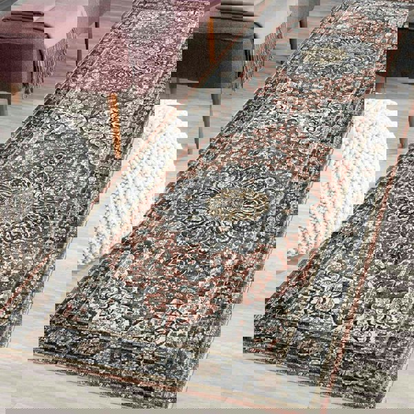 haritage-traditional-rug-medallion-design-non-shedding