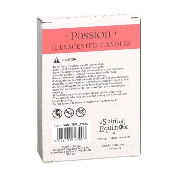 Serano Pack of 12 Passion Spell Candles