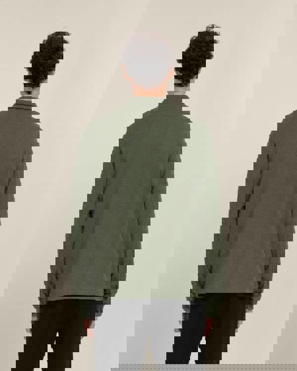 Larsson & Co Aarhus - Textured Long Sleeve Polo Shirt