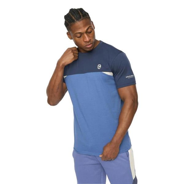 Crosshatch Mens Castlebay T-Shirt - Blue - 