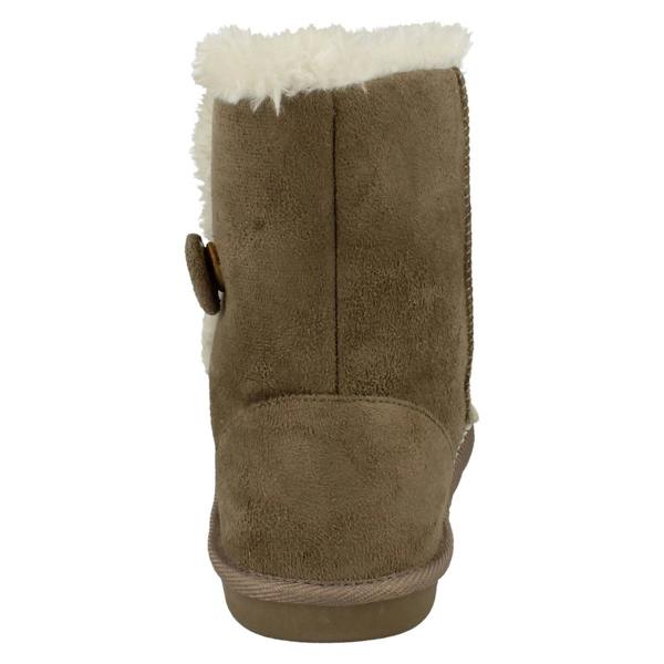 Spot On Girls Spot On Fur Lined Short Boots