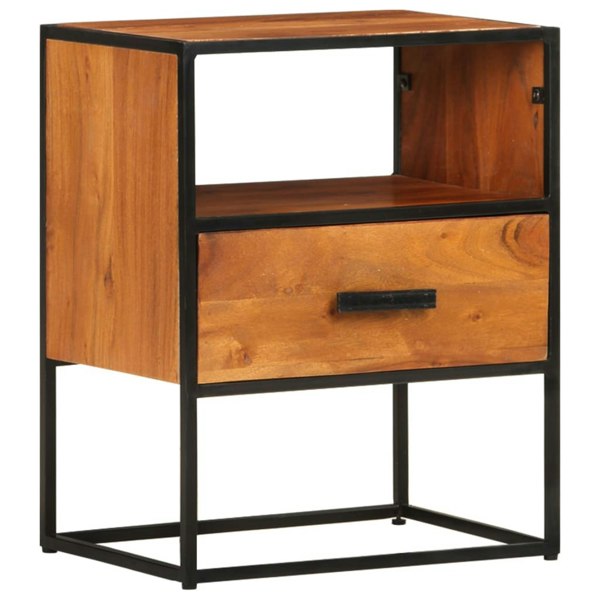 Berkfield Bed Cabinet 40x30x50 cm Solid Acacia Wood