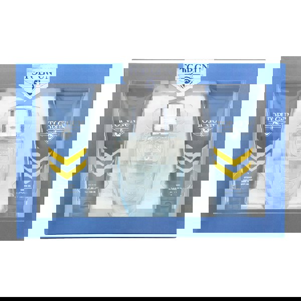 Top Gun Rivet 3 Piece Gift Set: Eau De Toilette 100ml - Hair & Body Wash 100ml - Aftershave Balm 100ml