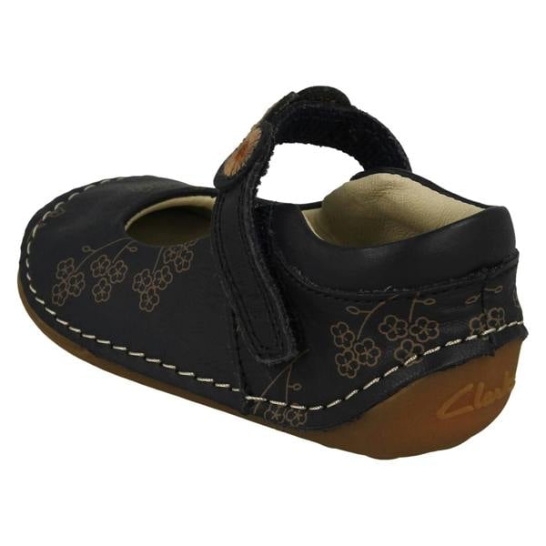 Clarks Girls Clarks Flower Detailed Mary Jane Shoes Tiny Flora T