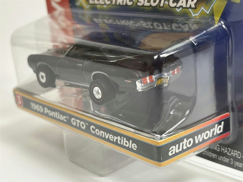 Auto World Slot Cars 1969 Pontiac GTO Convertible Thunderjet Ultra G HO Slot Car SC377-3