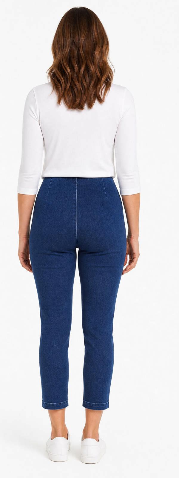 PennyPlain Cropped Jeggings -Blue Wash