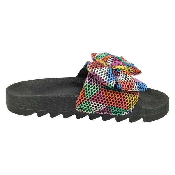 Spot On Ladies Spot On Multi Twist Bow Sliders