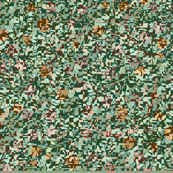 William Morris At Home Clover Wallpaper | Forest