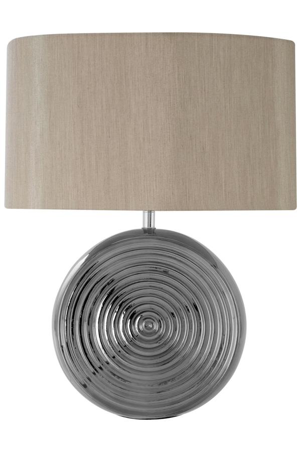 Jessica Silver Ceramic Table Lamp