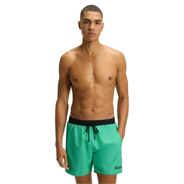 Boss Mens Starfish Swim Shorts - Bright Green - 