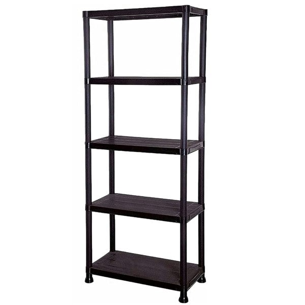 5 Tier Plastic Shelving Units Great For Storage Home & Garage