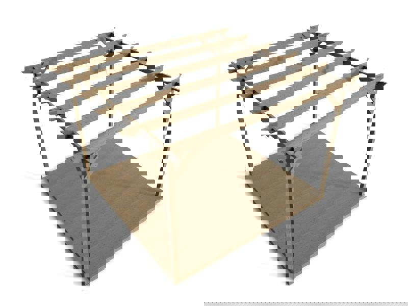 Arbor Garden Solutions Dinasty Wooden Pergola and Decking Kit