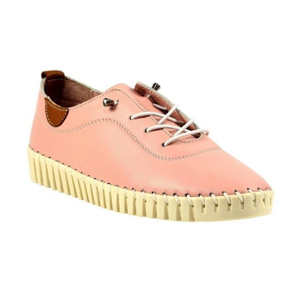 Lunar Women's Flamborough Leather Shoes - Light Pink