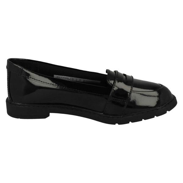 Clarks Girls Clarks Slip On Loafer Style School Shoes Scala Loafer K