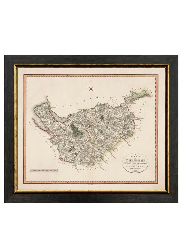 Exceptional Art c.1806 County Maps of England