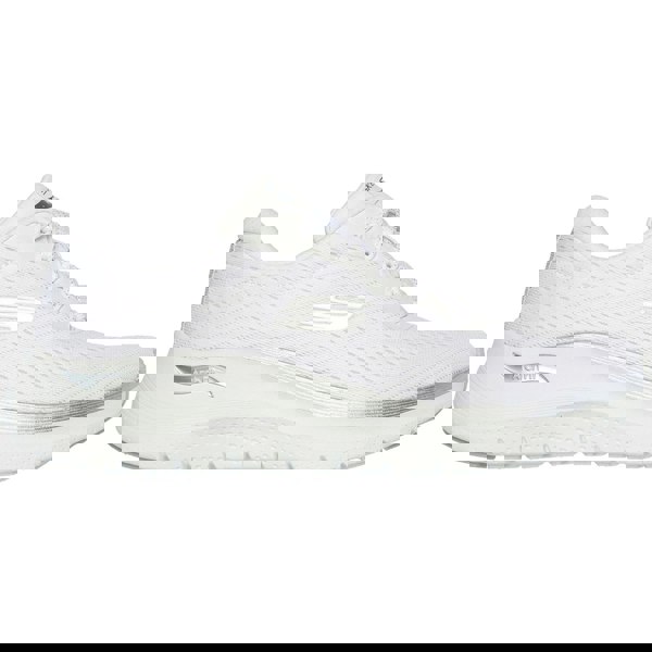 Skechers Arch Fit 2.0 Glow The Distance Textile Women's White/Silver Trainers