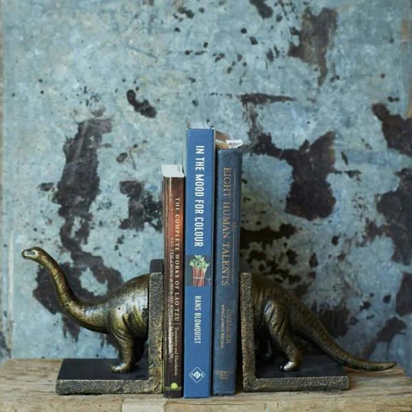 Dinosaur Bookends - close-up detail