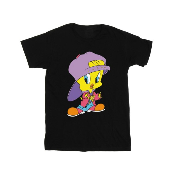 Looney Tunes Mens Tweety Pie Hip Hop T-Shirt - Black