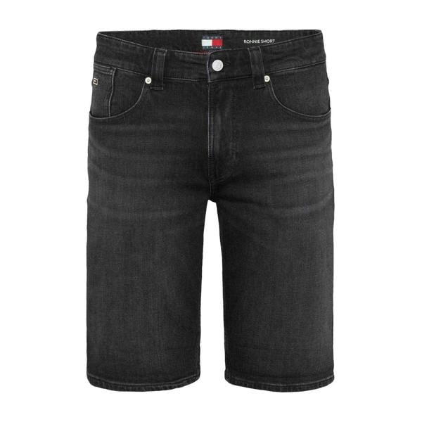 Tommy Jeans Mens Ronnie Denim Shorts - Black Denim - 
