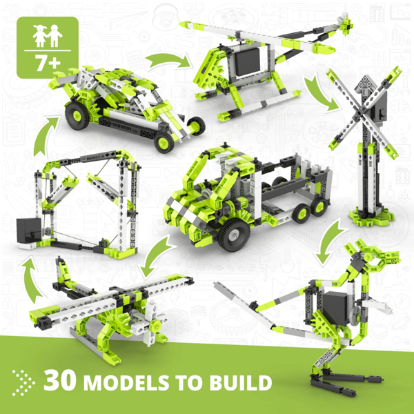 Engino Creative Builder: 30 Models Motorised - Multimodel Set